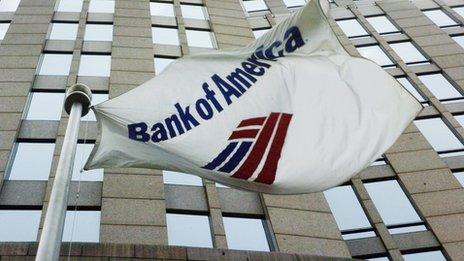 Bank of America flag