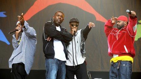 Wu-Tang Clan performed at Glastonbury Festival in 2011