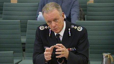 Metropolitan Police Commissioner Sir Bernard Hogan-Howe