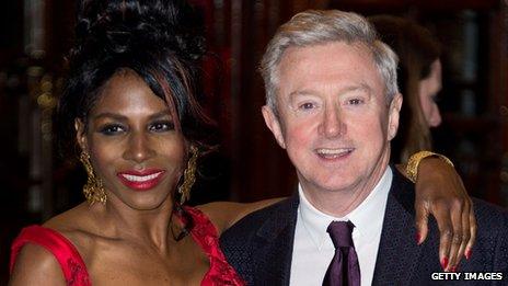 Sinitta and Louis Walsh