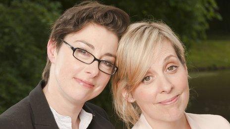 Sue Perkins and Mel Giedroyc