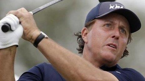 US golfer Phil Mickelson