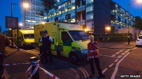 Police and ambulance attend call-out