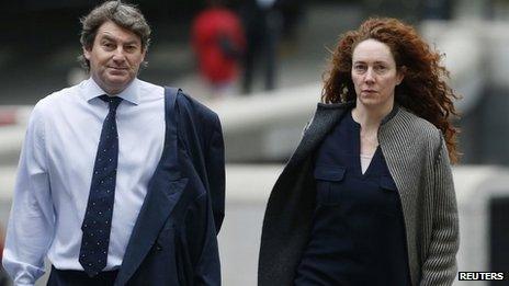 Charlie and Rebekah Brooks