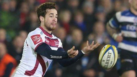 Danny Cipriani in action for Sale against Bath