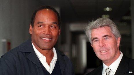 OJ Simpson and Max Clifford