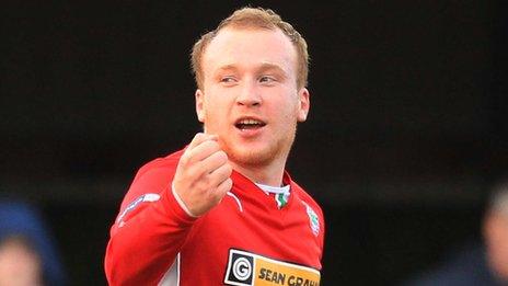 Liam Boyce of Cliftonville