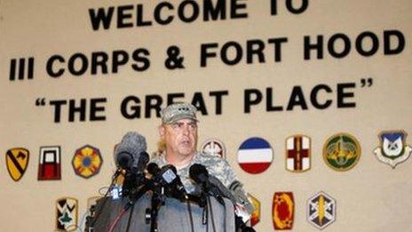 Press conference at Fort Hood, 2 Apr