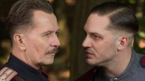 (l-r) Gary Oldman, Tom Hardy in Child 44