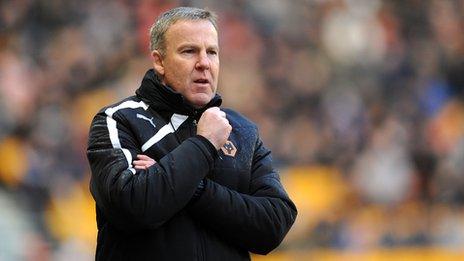 Wolves head coach Kenny Jackett