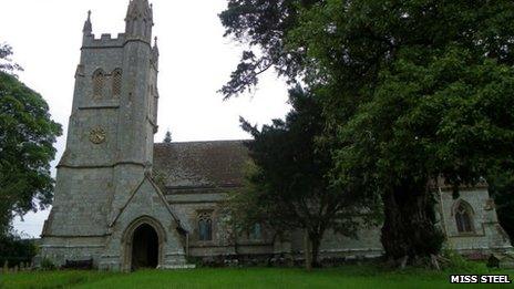 St Thomas' Church in Melbury Abbas