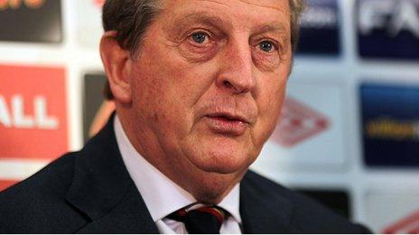 England manager Roy Hodgson