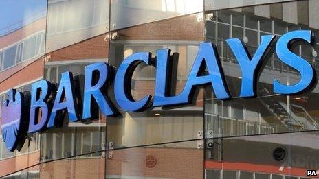 Barclays sign