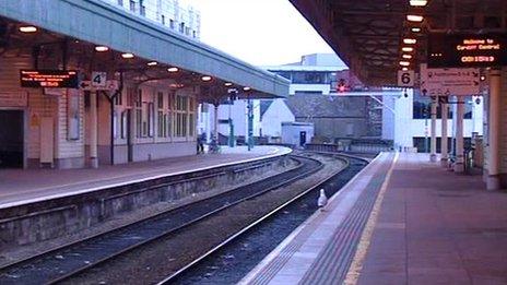 Cardiff Central station