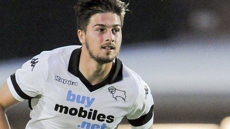 Derby County full-back Kieron Freeman