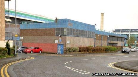 The former Maysfield Leisure Centre in Belfast