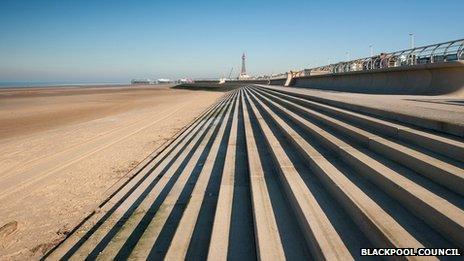 Blackpool flood defences