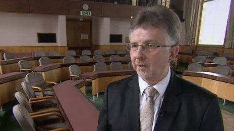 Nottinghamshire County Council leader Alan Rhodes