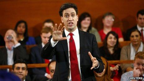 Labour leader Ed Miliband