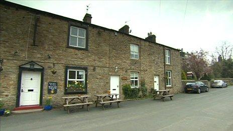 Nigel Evans' house in Pendleton, Lancashire