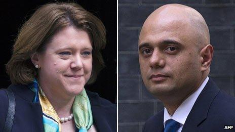 Maria Miller and Sajid Javid