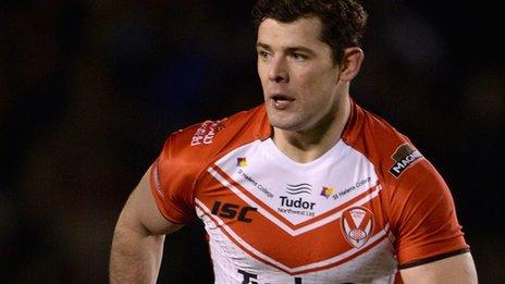 St Helens full back Paul Wellens