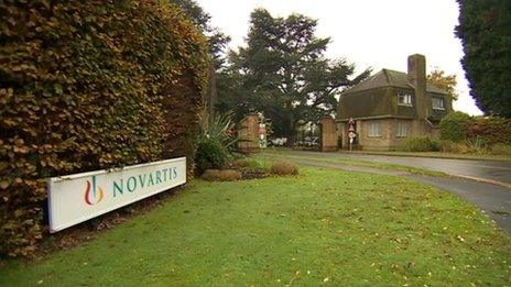 Novartis site in Horsham