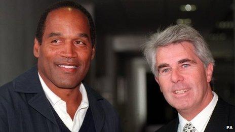 OJ Simpson and Max Clifford