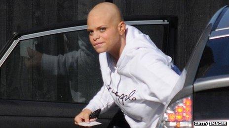 Reality TV star Jade Goody