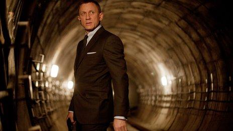 Daniel Craig as James Bond in Skyfall