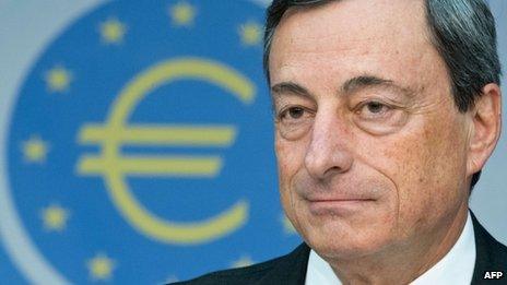 ECB president Mario Draghi