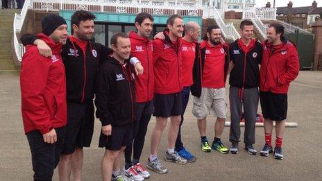 Runners in the Hillsborough-Anfield Run