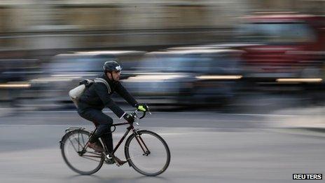 London cyclist