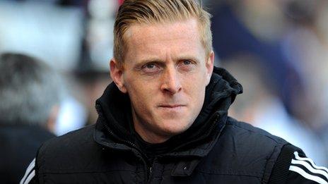 Swansea City manager Garry Monk