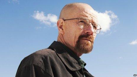 Bryan Cranston plays Walter White in Breaking Bad