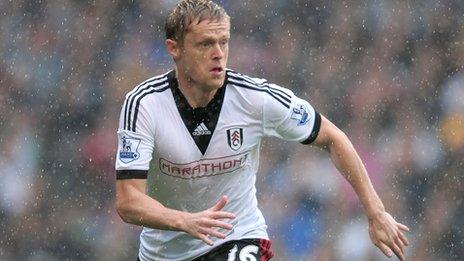 Fulham winger Damien Duff