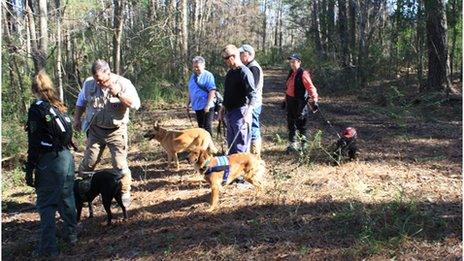 Dogs and their handlers