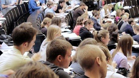 University lecture theatre