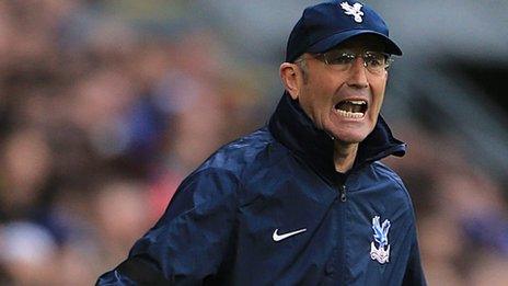 Crystal Palace manager Tony Pulis