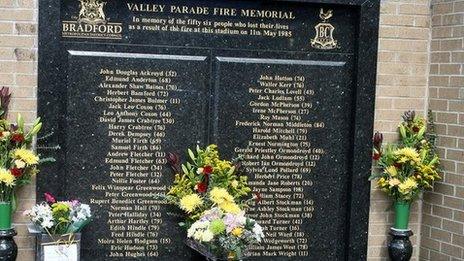 Bradford City fire memorial