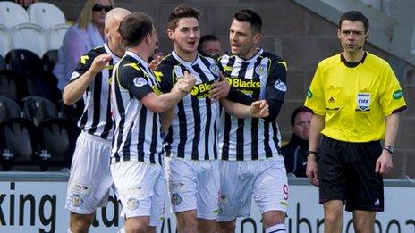 St Mirren scored after 13 seconds against Hibs