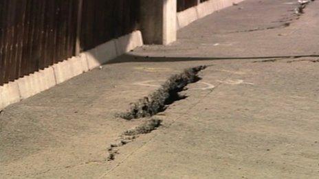 Cracks in Weymouth ferry berth