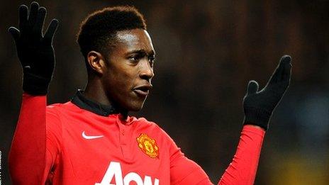 Manchester United striker Danny Welbeck