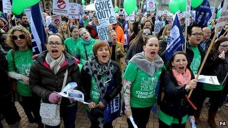 Teachers' strike, March 2014