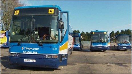 Stagecoach buses