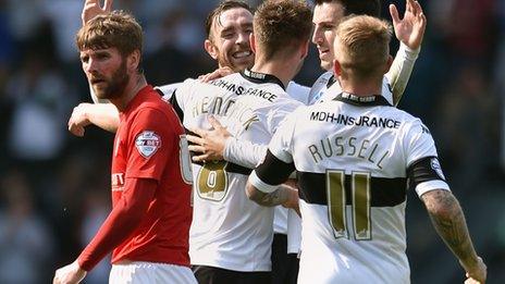 Derby celebrate