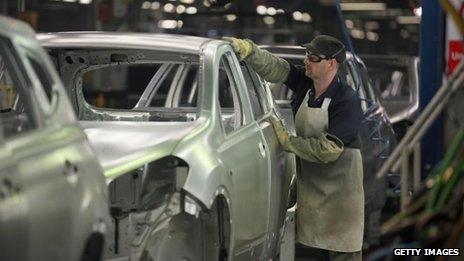 Nissan car plant worker in Sunderland