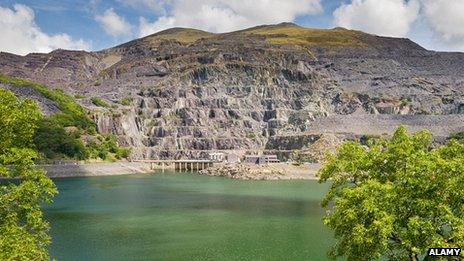 Dinorwig pumped hydro station, Wales