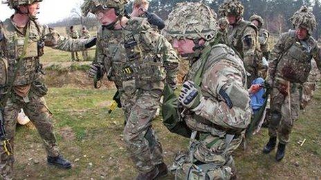 Gunners from 34 Sqn RAF Regiment