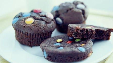 chocolate cake snack